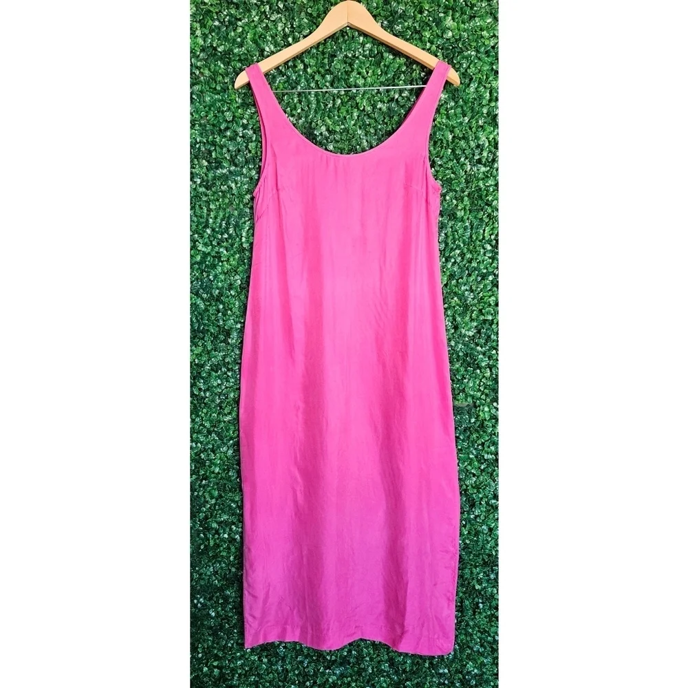 J.Crew Scoopneck cupro-blend slip dress